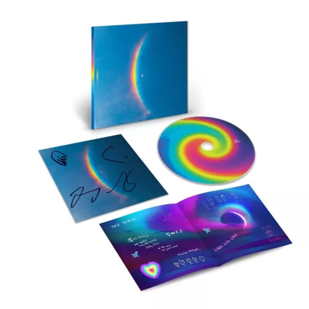Coldplay - MOON MUSiC ECOCD LP WITH SIGNED ART CARD - IN HAND